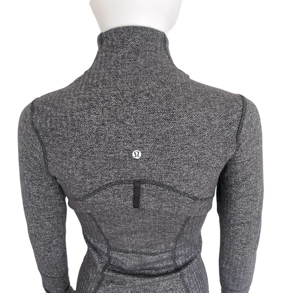 EUC Lululemon Define Jacket Herringbone Gray 4 - Picture 5 of 16